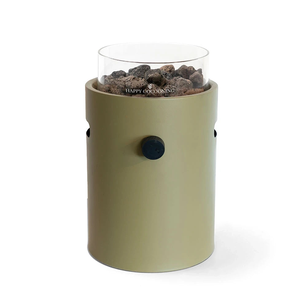 Lumi Olive Green – Tabletop Gas Fireplace