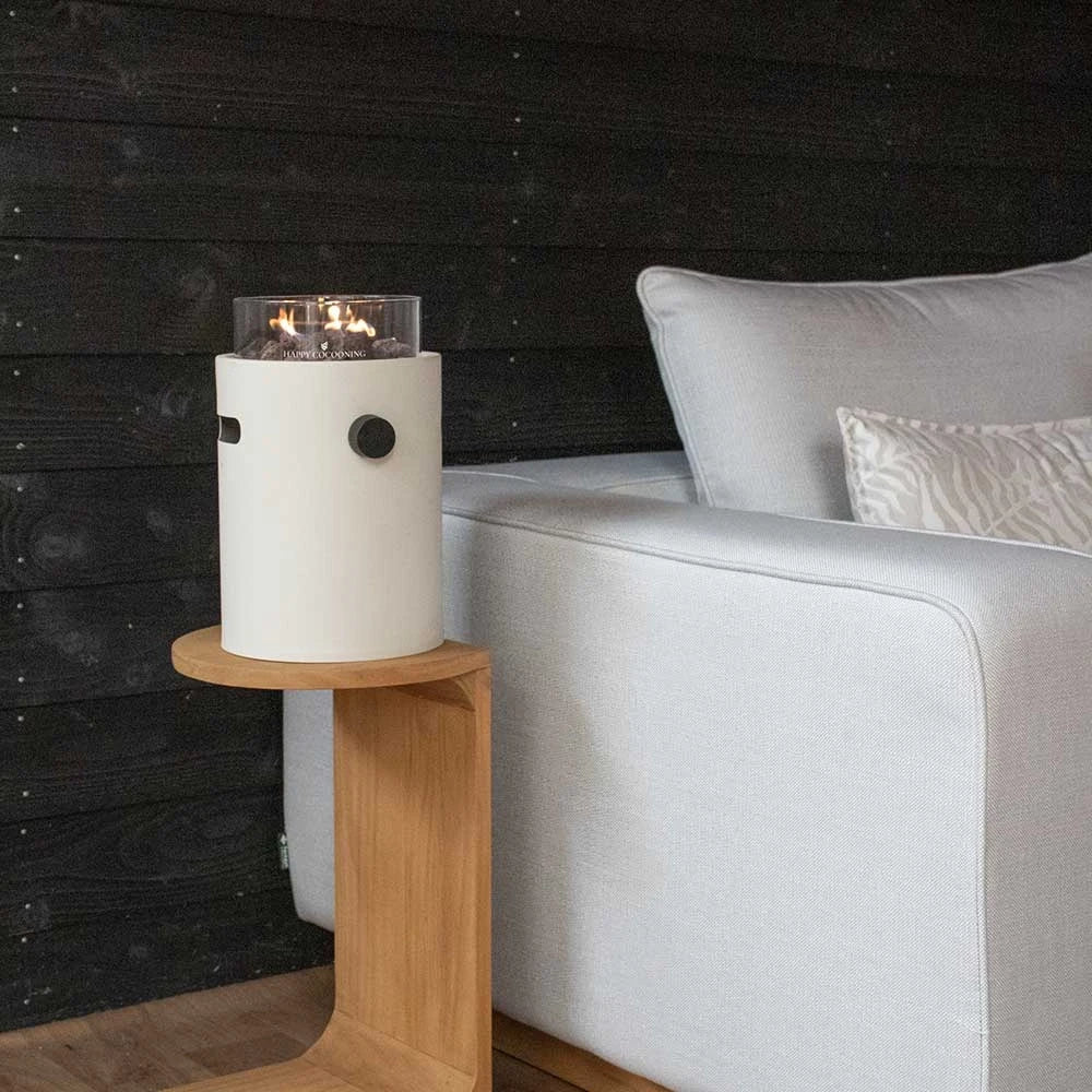 Lumi Oyster Beige – Tabletop Gas Fireplace
