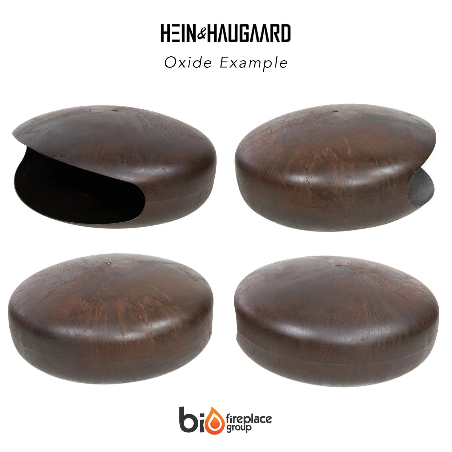 Hein and Haugaard Oxide UFO-50 ceiling-mounted bio fireplace