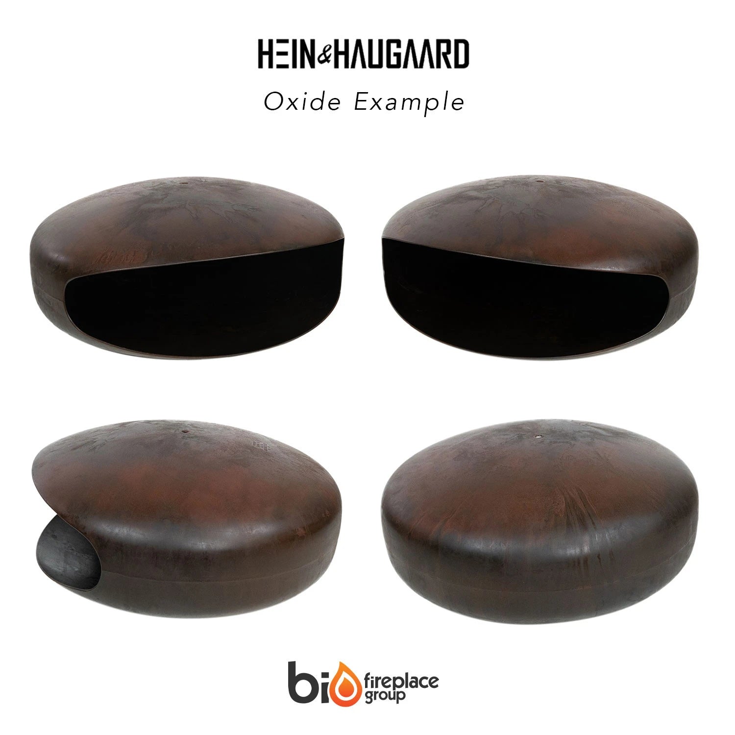 Hein and Haugaard Oxide UFO-50 ceiling-mounted bio fireplace