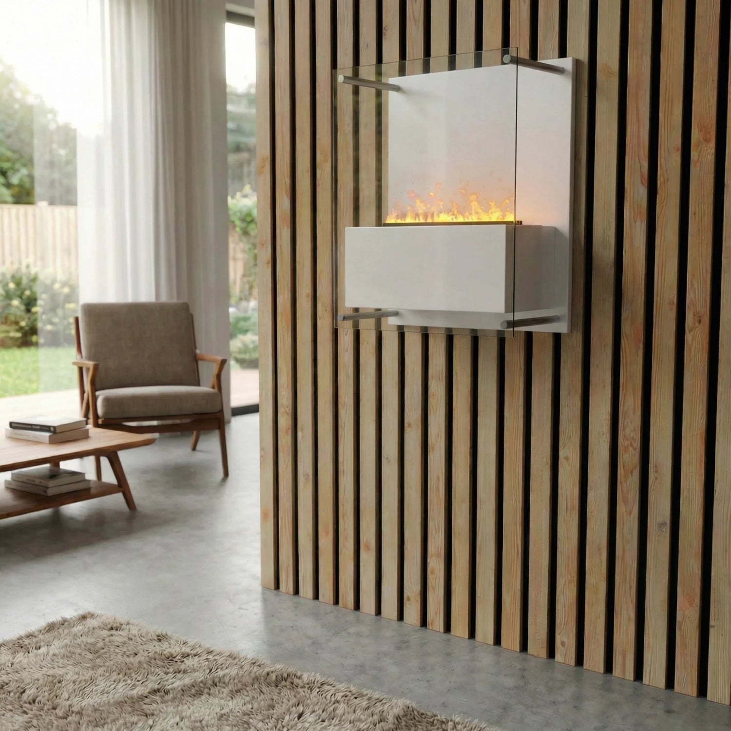Yosemite Wall-Mounted - White - Base Frame