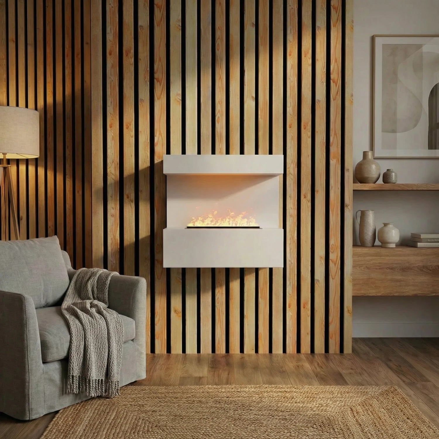 Late Wall-Mounted - White - Base Frame