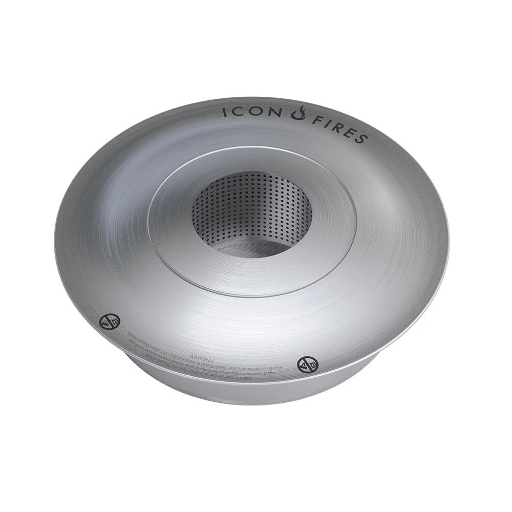 round bioethanol burner icon fires
