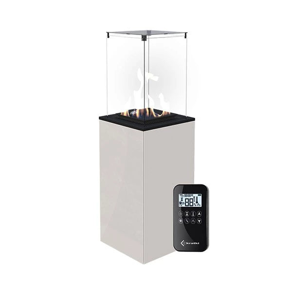 Deluxe Patio Remote Controlled Heater - White