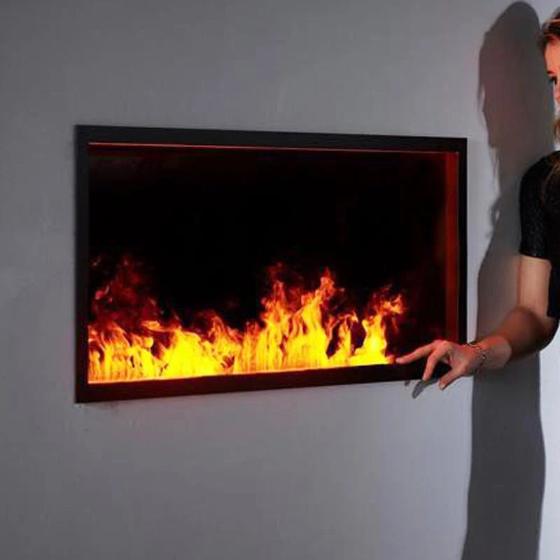 Incanto 1500 built-in water vapour fireplace by Magic-Fire with 150 cm flame line