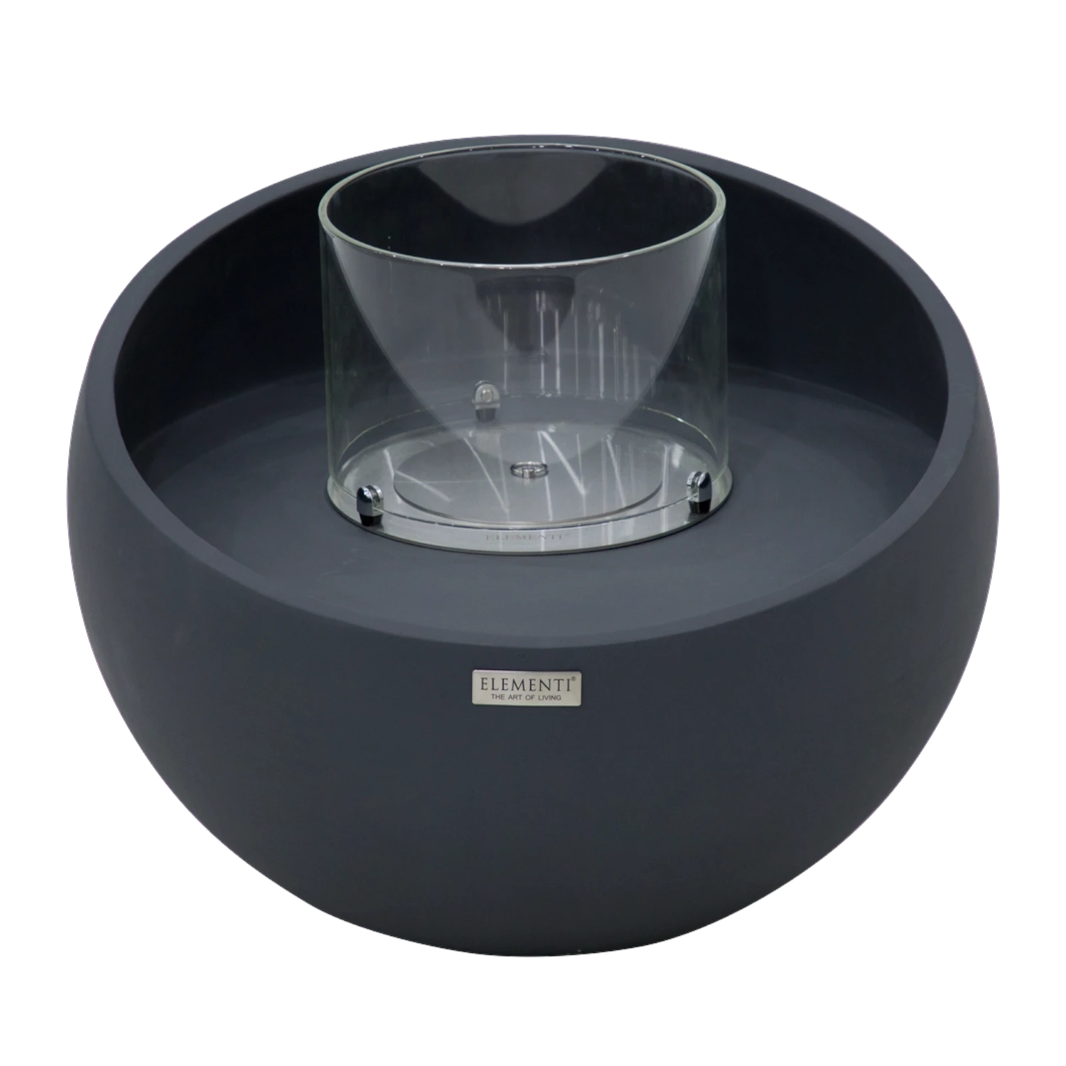 FIRENZE Bioethanol Fire Bowl – Slate Black