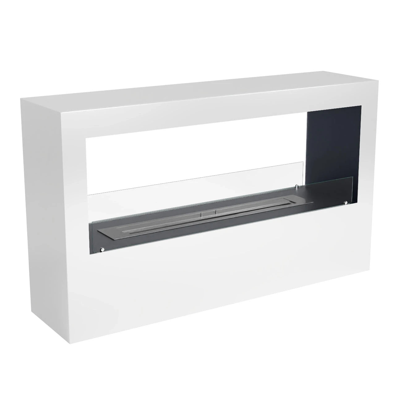 Lansing XL - White Freestanding Bio Fireplace