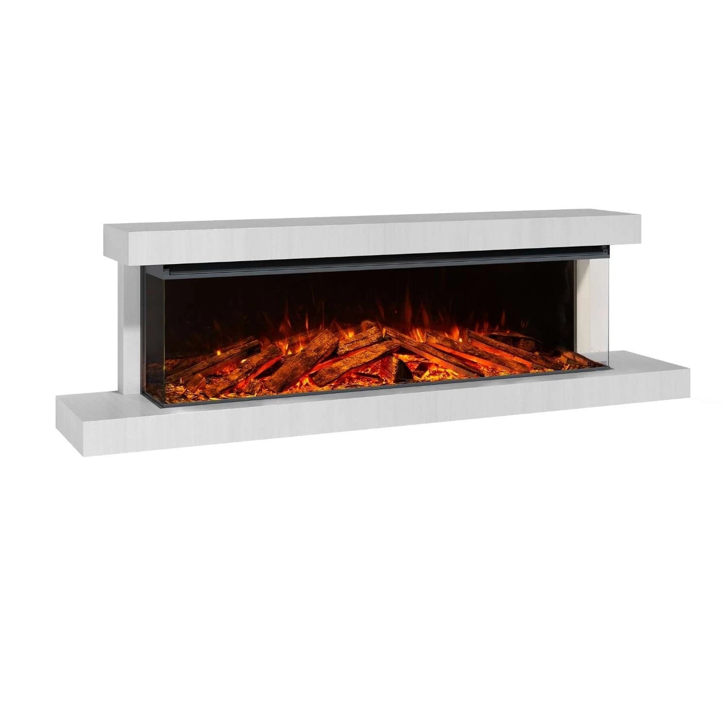 Lumen 1600 Wall-Mounted Electric Fireplace – Chalk