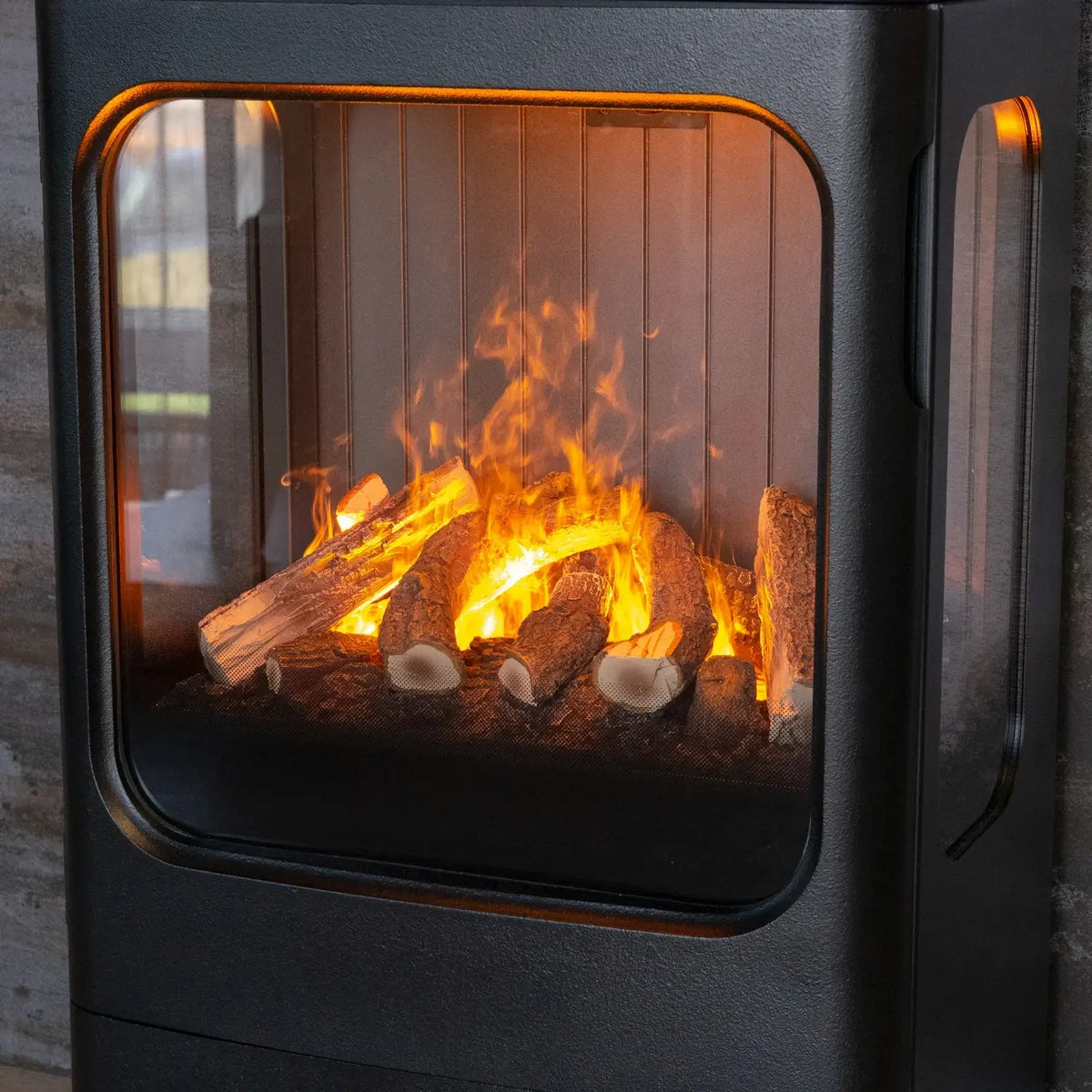 Mapleton 80 – Freestanding Water Vapour Fireplace in Cast Iron