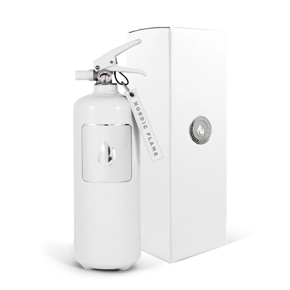 White Fire Extinguisher 2 kg - Classic