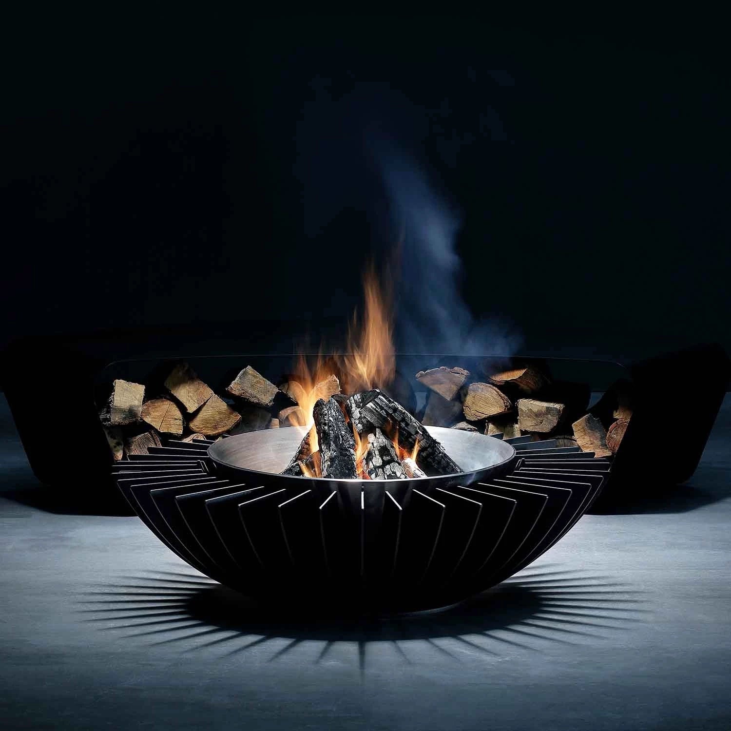 large outdoor fire