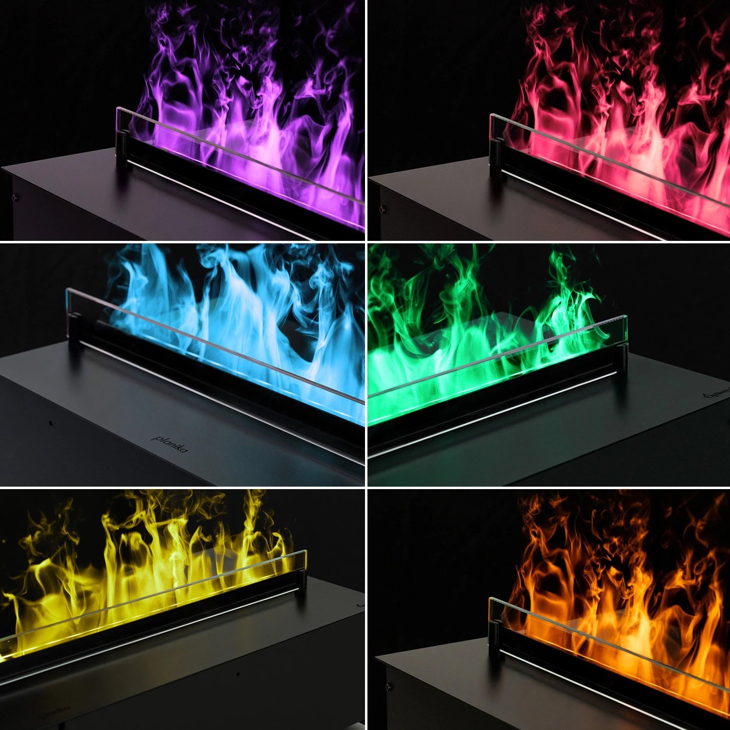 Planika Fires Cool Flame 500 Room Divider Fireplace