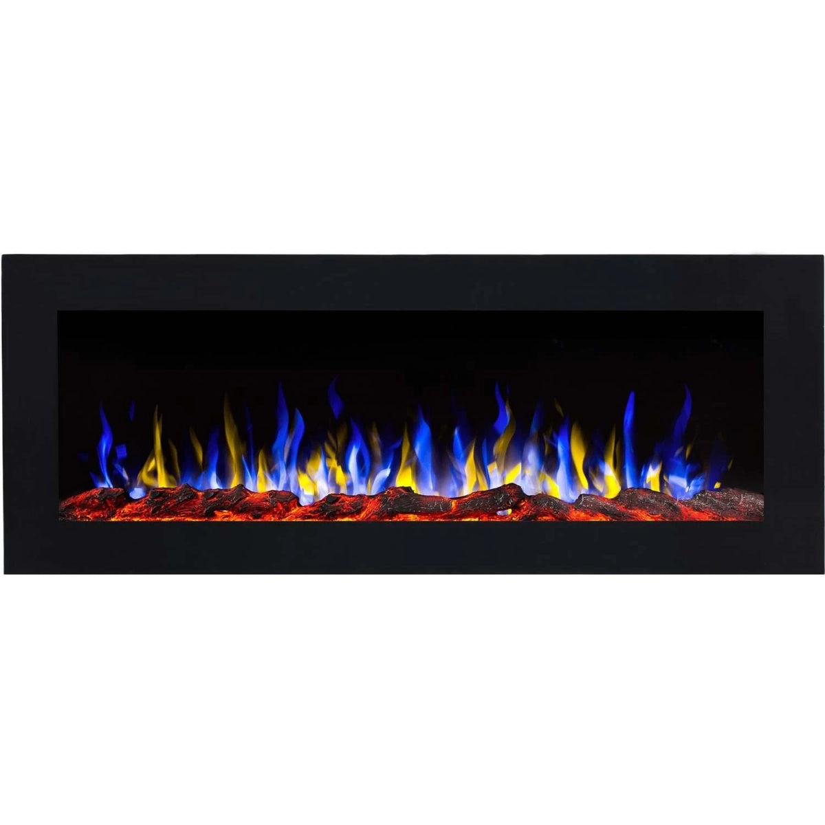 Pride 140 cm Electric Wall Fireplace - Black
