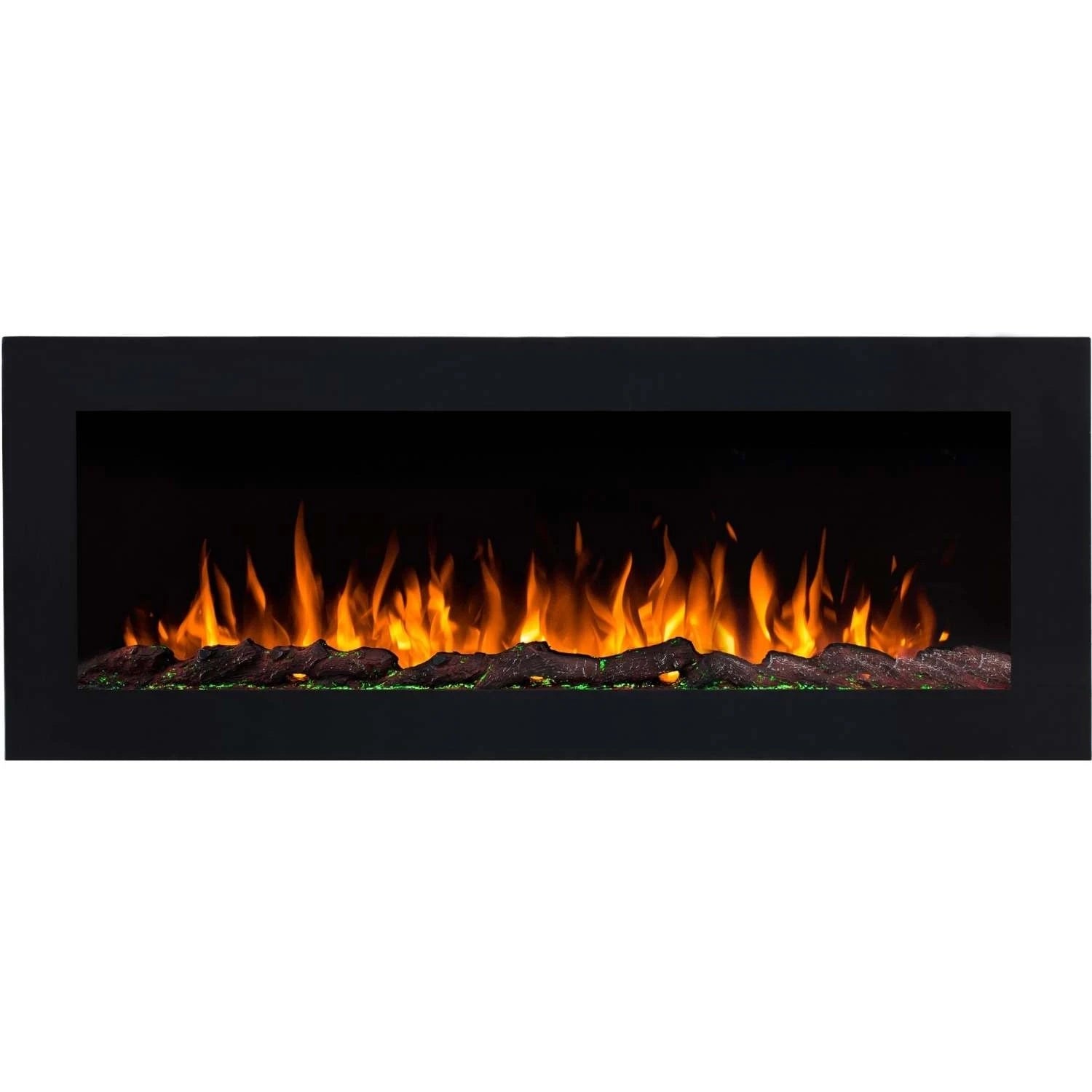 Pride 140 cm Electric Wall Fireplace - Black