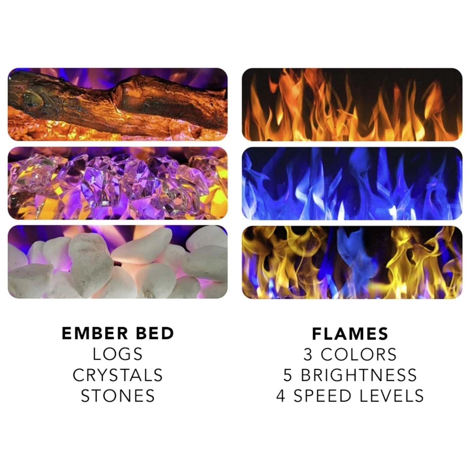 Aflamo Pride Slim 183 cm Electric Fireplace