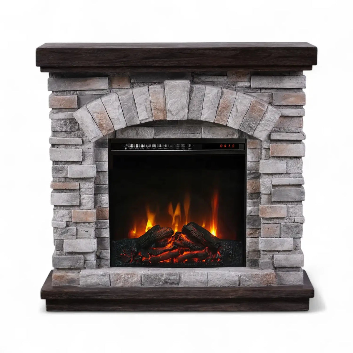 Ask - Electric Fireplace in Polystone