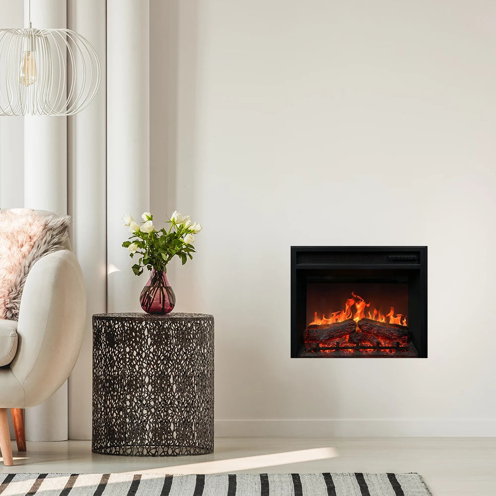 small fireplace
