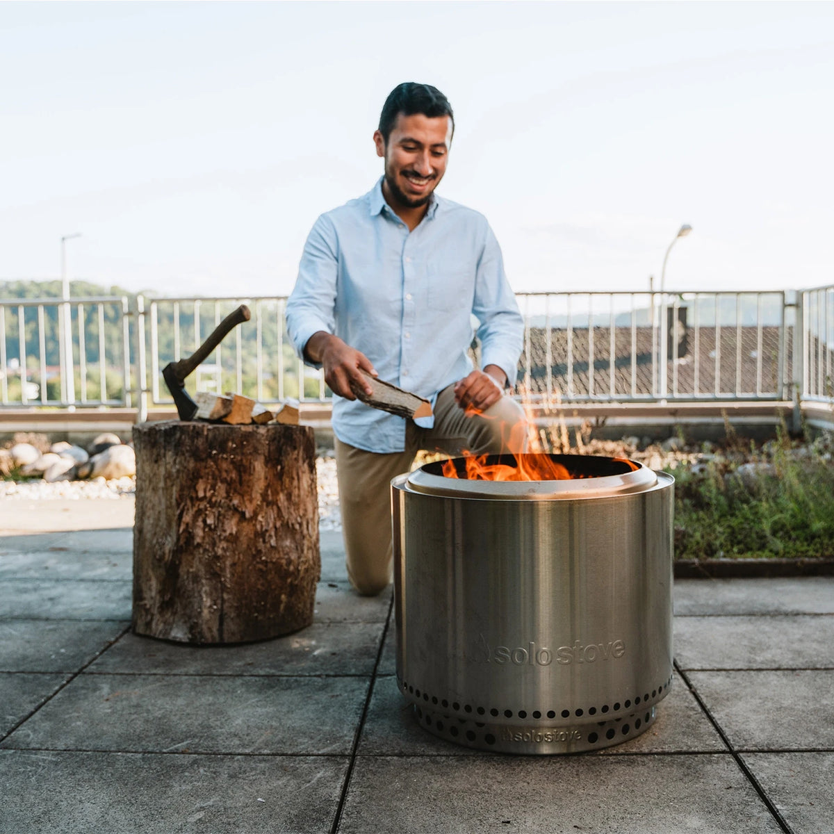 Bonfire + Stand 2.0 Smokeless Fire Pit