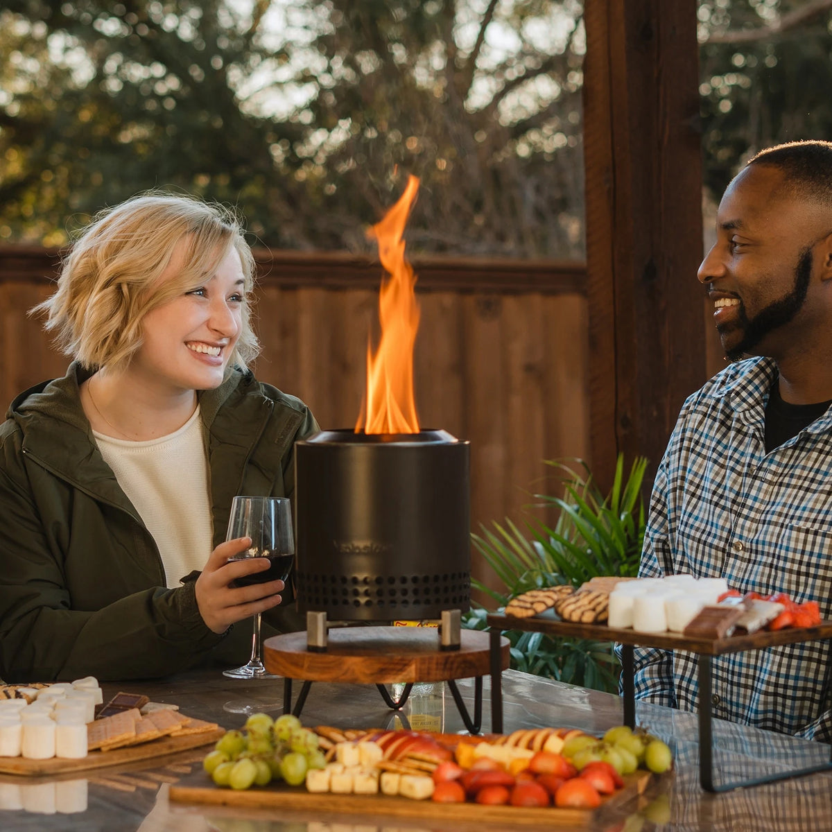 Mesa XL  Ash - Tabletop Fire Pit