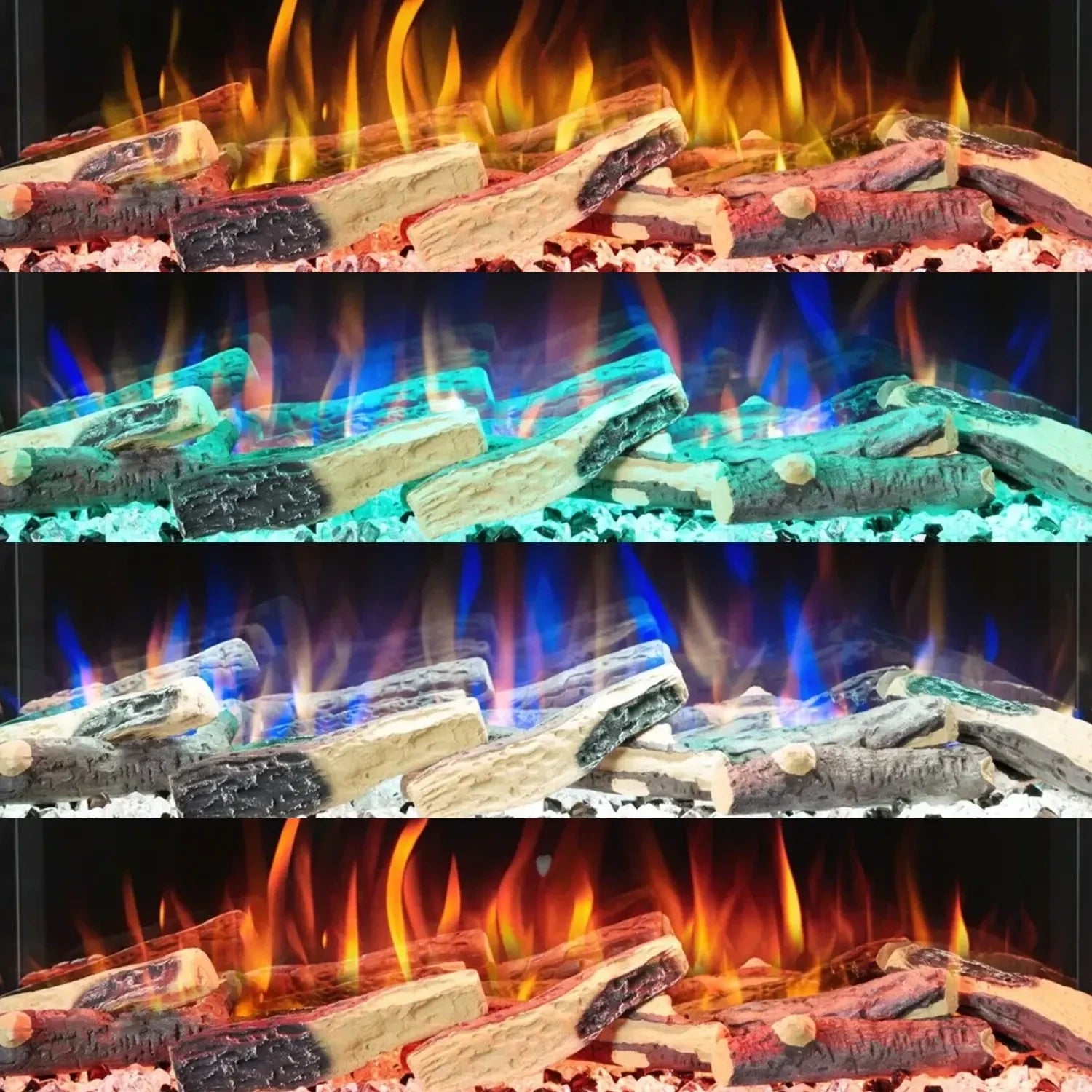 SuperB 33 - 84 cm Built-in Electric Fireplace