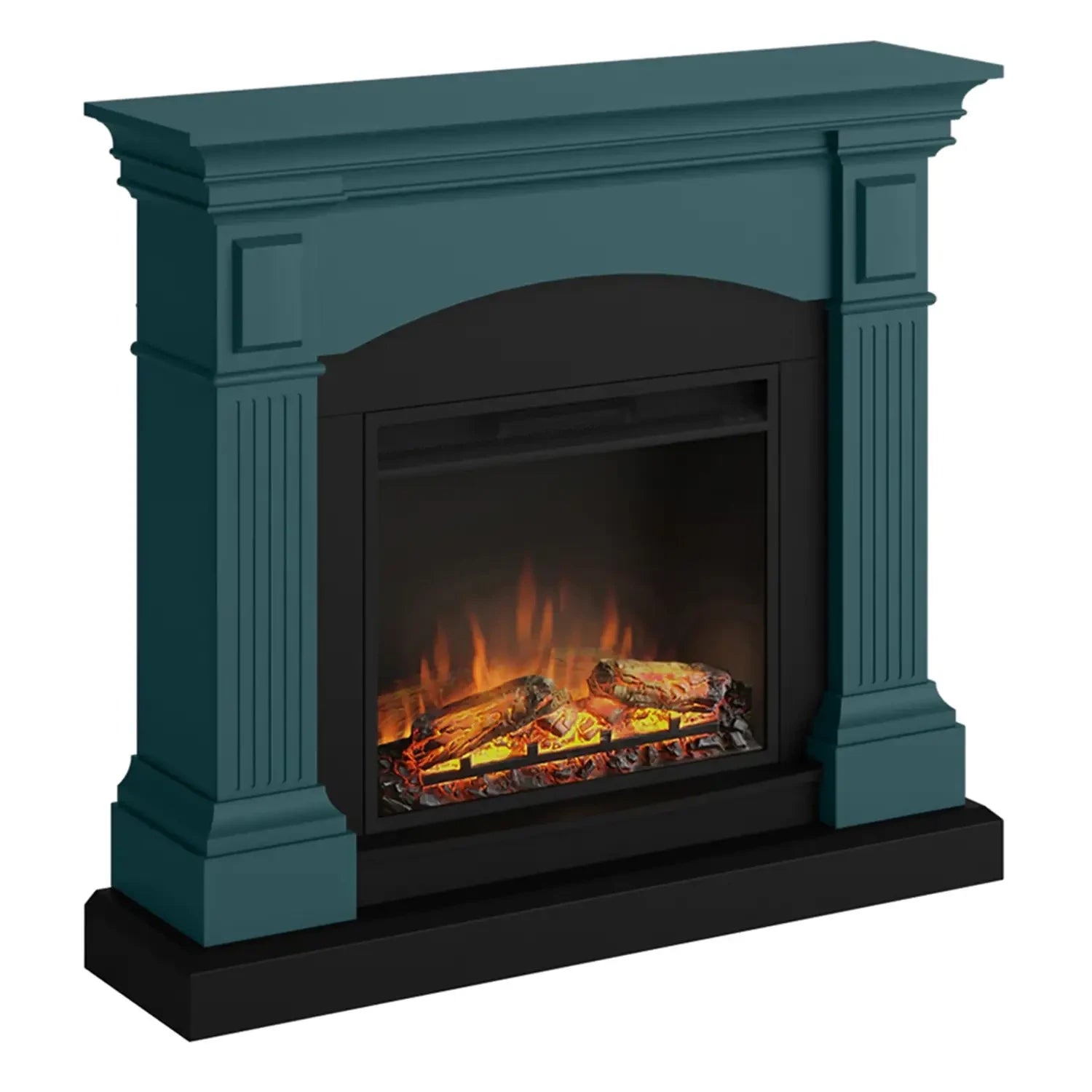 Magna Electric Fireplace - Turquoise