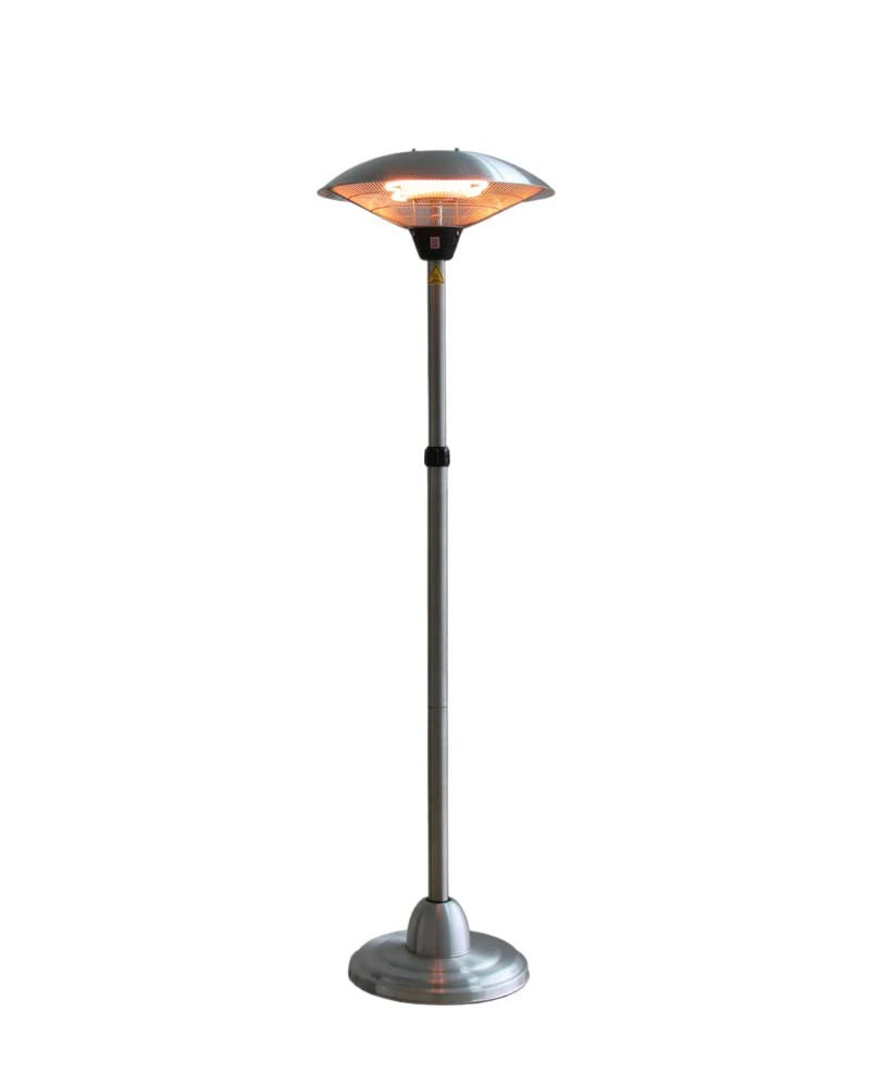 Heater Standing Telescope 900-1200-2100 W Silver