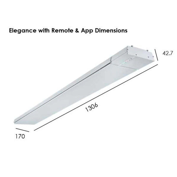 Heatstrip Elegance 2400 + remote control