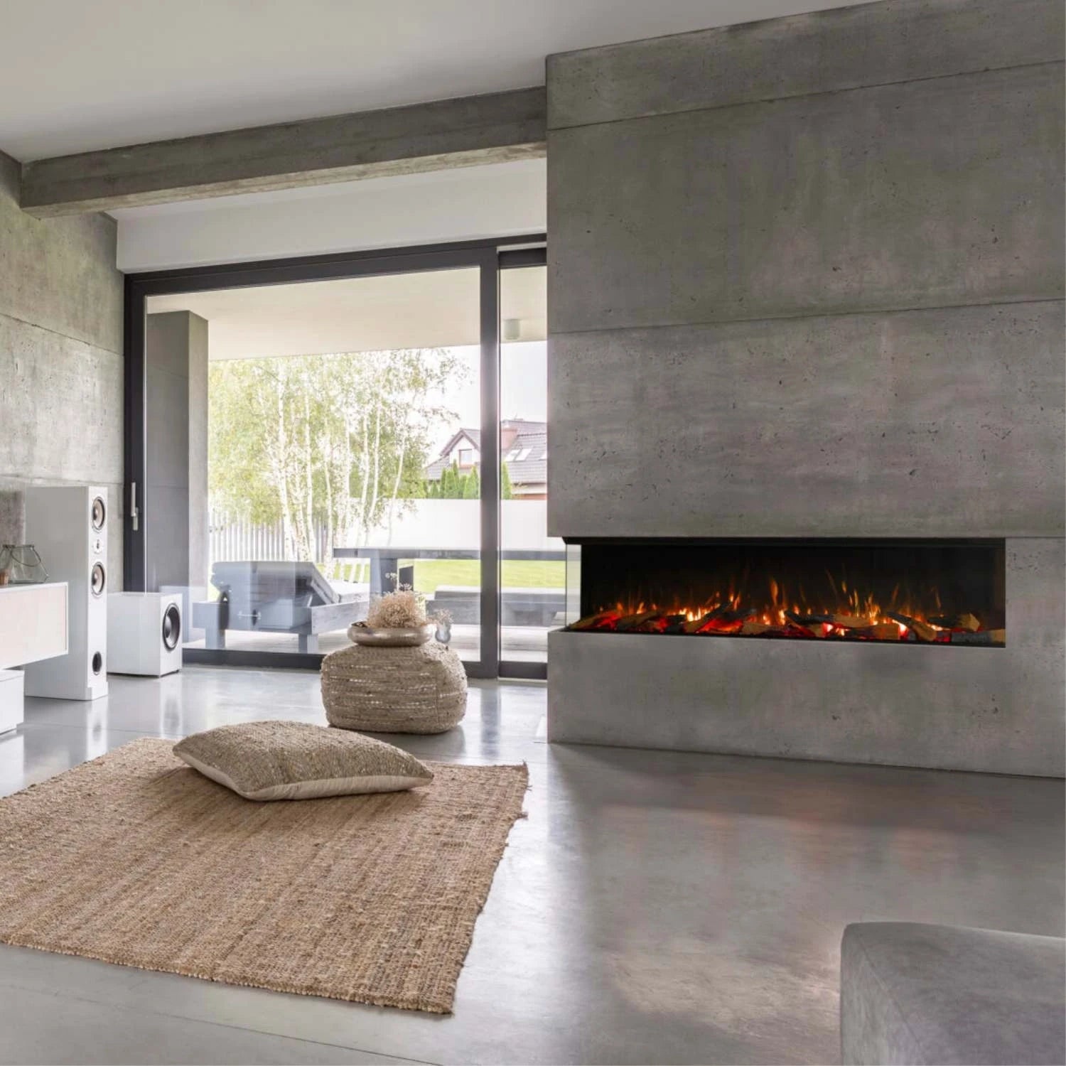 180E Solus - Electric Fireplace for Built-in Trimline Fires