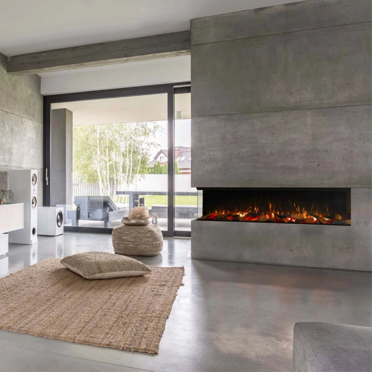 180E Solus - Electric Fireplace for Built-in Trimline Fires