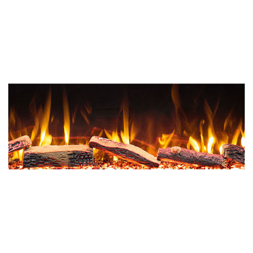Unique 153 cm - Three-sided Electric Fireplace