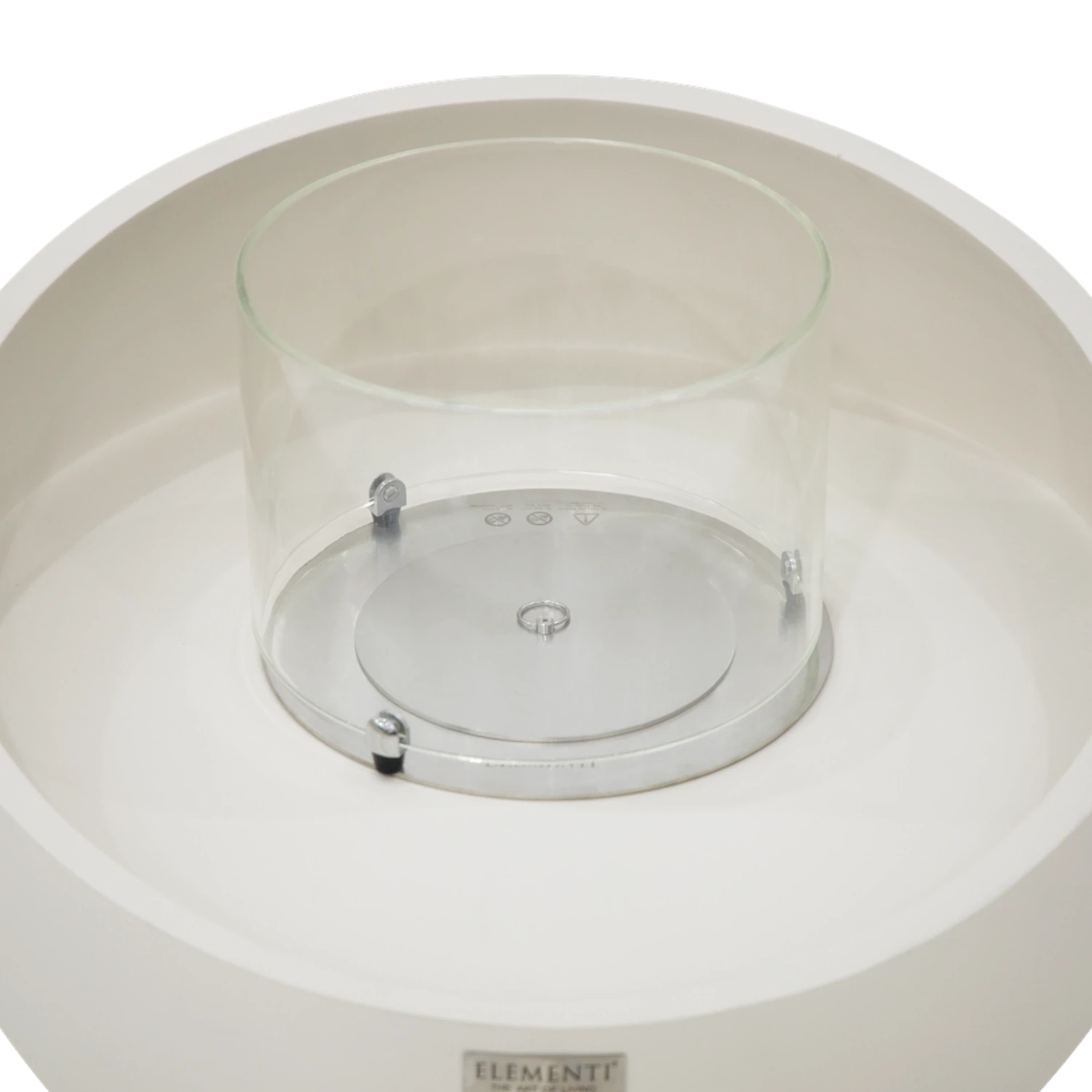 FIRENZE Bioethanol Fire Bowl – Cream White
