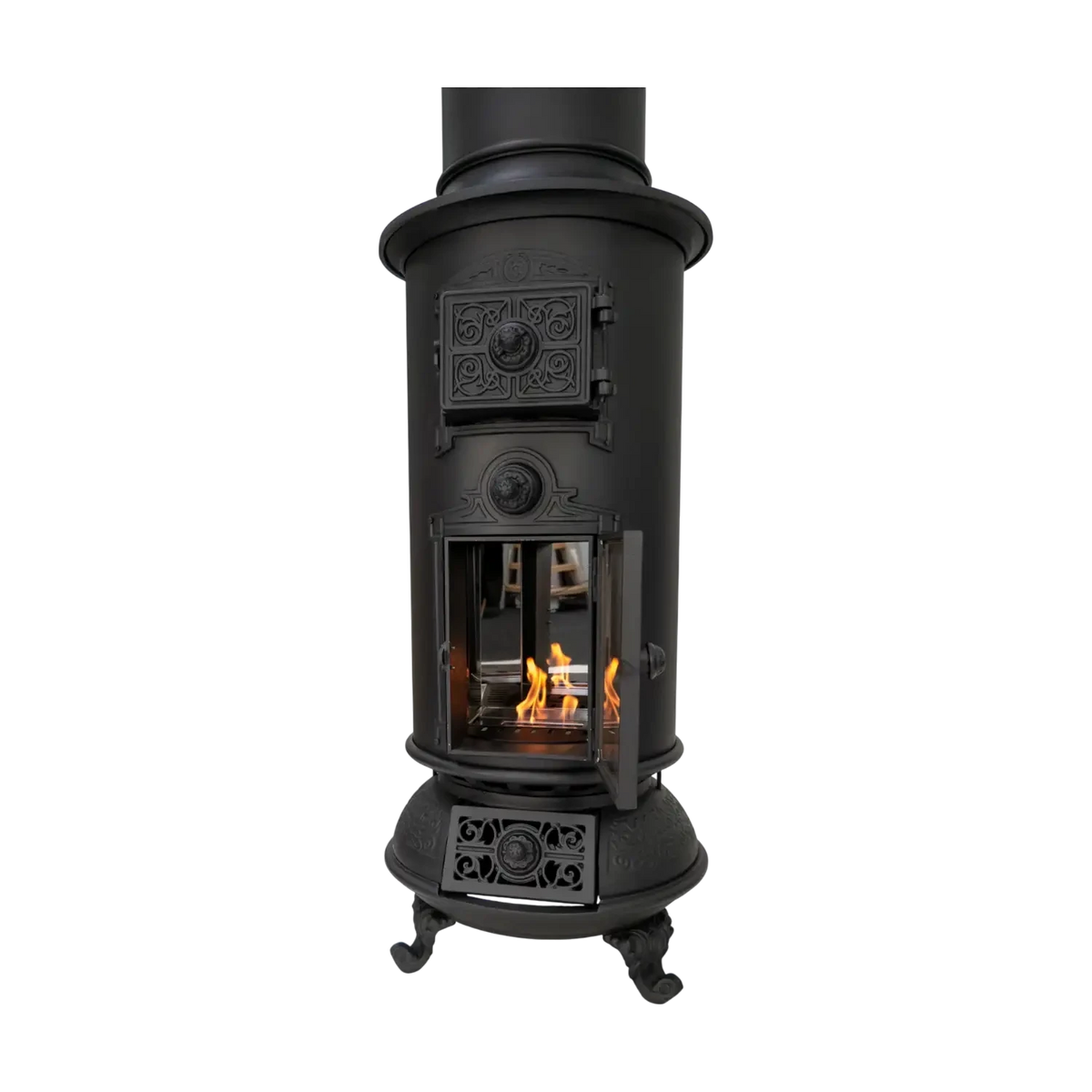 Westbo Classic - Black Freestanding Bioethanol Fireplace