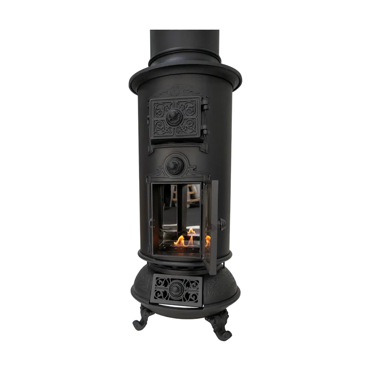 Westbo Classic - Black Freestanding Bioethanol Fireplace