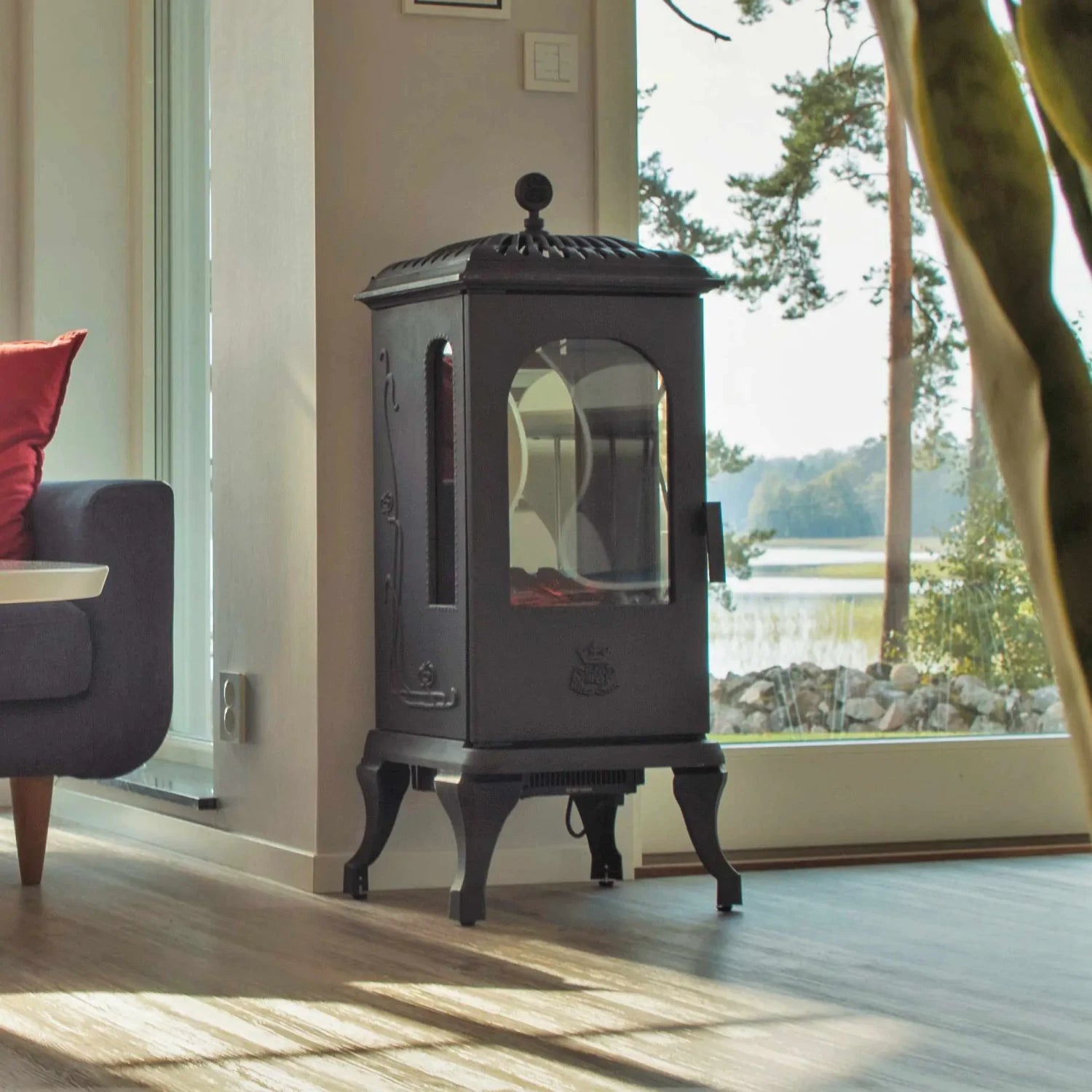 Victoria Electric Fireplace - Cast Iron