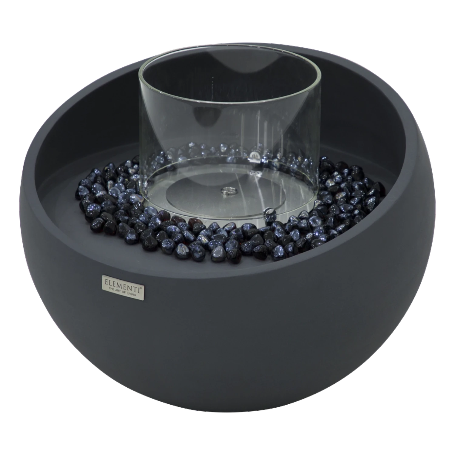 FIRENZE Bioethanol Fire Bowl – Slate Black